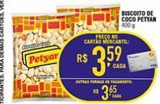Mercantil Rodrigues Biscoito de coco petyan 400g oferta