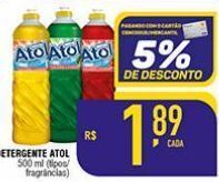 Mercantil Rodrigues Detergente atol 500ml oferta