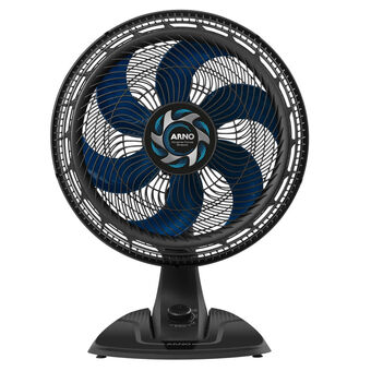 Casa e Vídeo Ventilador de mesa arno xfbreeze 40 vb40 preto com azul 127v oferta