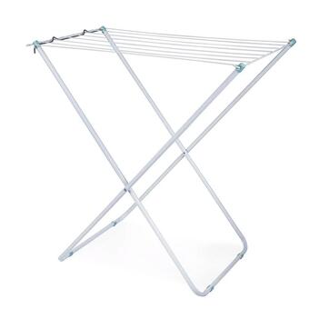 Casa e Vídeo Varal de chão 79x42cm mor slim branco oferta