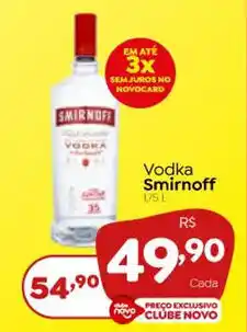 Vodka Smirnoff 1.75L