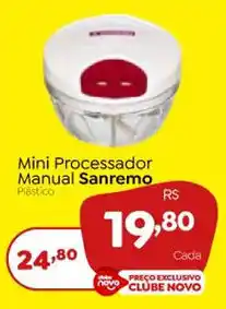 Mini Processador Manual Sanremo