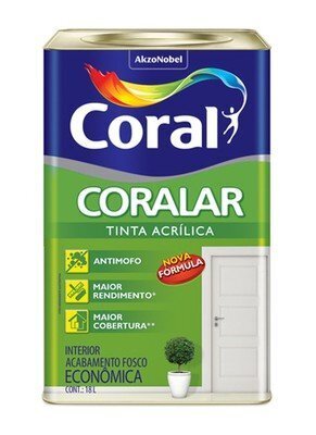 Quero Quero Tinta acrilica coralar 2278 branco fosco 18l oferta
