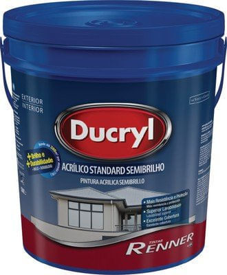 Quero Quero Tinta acrílica ducryl semi-brilho 7400 branco 18 litros oferta