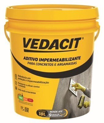 Quero Quero Impermeabilizante aditivo vedacit 18,9kg/18litros oferta