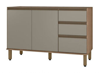 Quero Quero Balcão de pia 120cm mx vicenza mx havana/taupe oferta