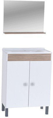 Quero Quero Conjunto móveis banheiro juliana 60cm branco/cartagena oferta