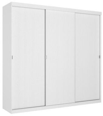 Quero Quero Roupeiro/guarda roupa 3 portas correr prime plus thb branco oferta