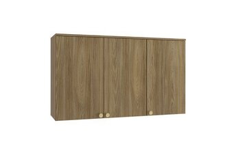 Quero Quero Armário aéreo 120cm 3 portas m634 botanic kappesberg nogueira fosco oferta