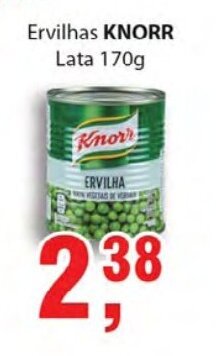 Supermercados Mundial Ervilha Knorr lata 170g oferta