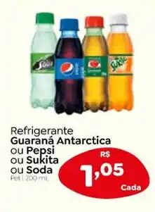 Novo Atacarejo Refrigerante Guarana Antarctica ou Pepsi ou Sukita ou Soda oferta