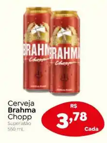 Novo Atacarejo Cerveja Brahma Chopp 560ml oferta
