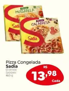 Novo Atacarejo Pizza congelada Sadia 460g oferta