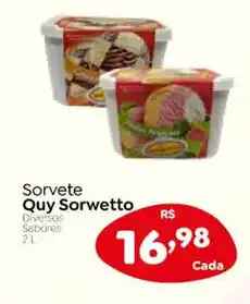 Sorvete Quy Sorwetto 2L
