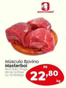 Novo Atacarejo Músculo Bovino Masterboi oferta