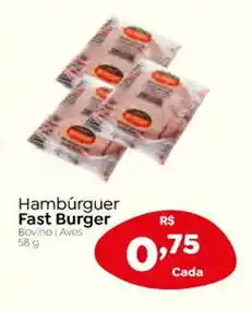 Hamburguer Fast Burger 58g