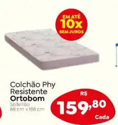 Colchão Phy Resistente Ortobom