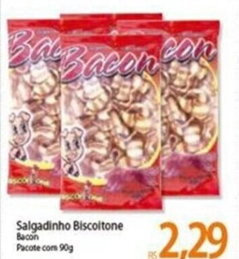 Atacadão Salgadinho Biscoitone Bacon 90g oferta