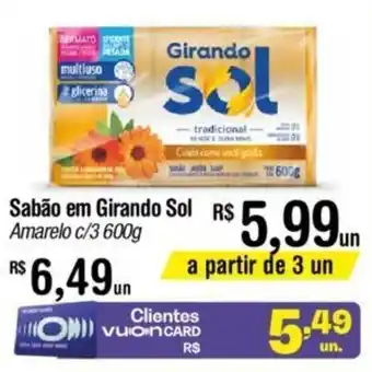 Fort Atacadista Sabão em Girando Sol c/3 600g oferta