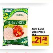 Max Atacadista Arroz folha verde pacote 5kg oferta