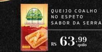 Empório Bahamas Queijo coalho no espeto sabor da serra oferta