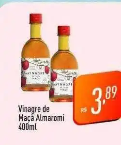 Supermercados Pague Menos Vinagre de maçã almaromi oferta