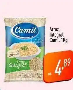 Supermercados Pague Menos Arroz integral camil oferta
