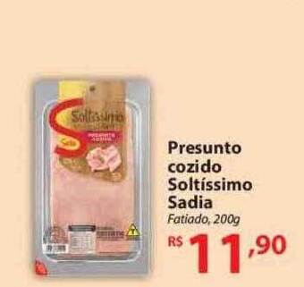Nacional Presunto cozido soltíssimo sadia oferta