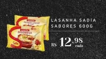 Empório Bahamas Lasanha sadia sabores oferta