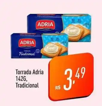 Supermercados Pague Menos Torrada adria tradicional oferta