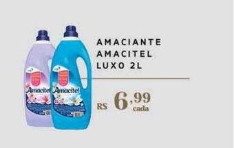 Amaciante amacitel luxo