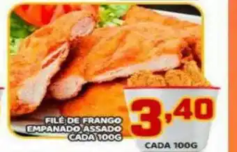 Iquegami Supermercados Filé de frango empanado assado oferta