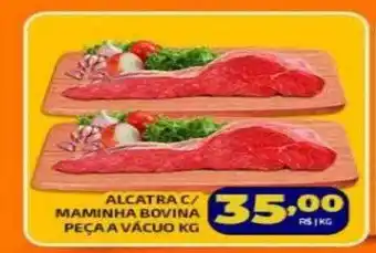 Iquegami Supermercados Alcatra c-maminha bovina peça a vácuo oferta
