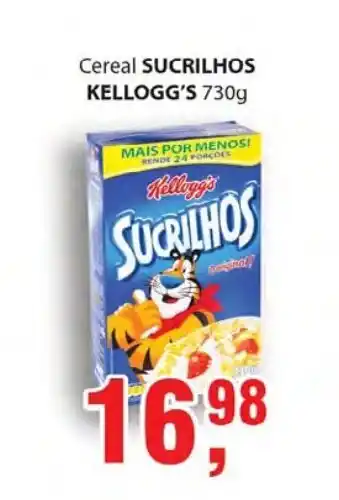 Supermercados Mundial Cereal Sucrilhos Kellogg's 730g oferta