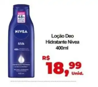 Semar Supermercado Loção Deo Hidratante Nivea 400ml oferta