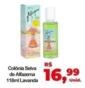 Semar Supermercado Colônia Seiva de Alfazema 118ml Lavanda oferta