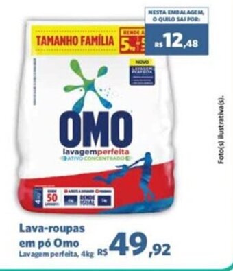 Sam's Club Lava roupas em pó Omo 4kg oferta