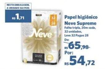 Sam's Club Papel Higiénico Neve Supreme oferta