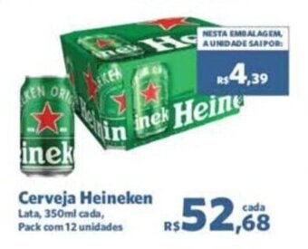 Sam's Club Cerveja Heineken 350ml 12 unidades oferta