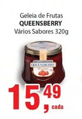 Supermercados Mundial Geleia de Frutas Queensberry 320g oferta
