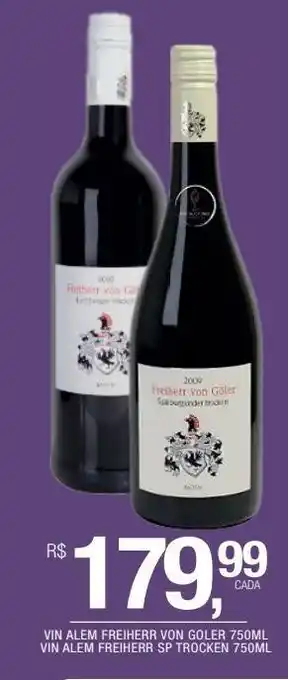 DB Supermercados Vin alem freiherr von goler 750ml vin alem freiherr sp trocken 750ml oferta