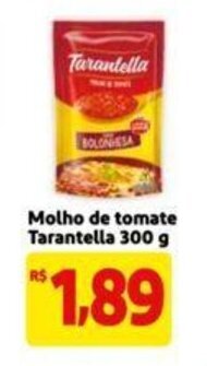 Extra Supermercado Molho de Tomate Tarantella 300g oferta