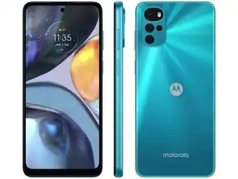 Smartphone motorola moto g22 128gb azul 4g