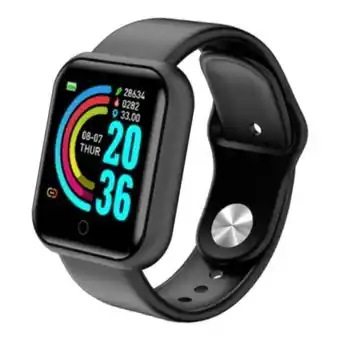 Relogio inteligente smartwatch y68 bluetooth