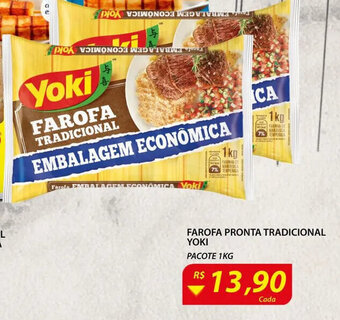 Assaí Atacadista Farofa pronta Tradicional Yoki 1kg oferta