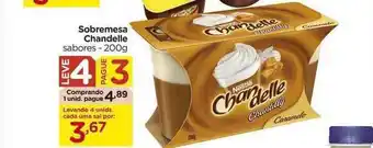 Carrefour Sobremesa Chandelle Leve 4 Pague 3 200g oferta