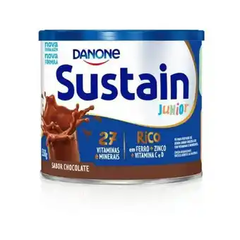 Supermercados Mateus Pó sustain junior para preparo de bebida sabor chocolate com vitaminas e minerais oferta