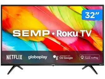 Magazine Luiza Smart tv 32” hd led semp r6500 wi-fi oferta