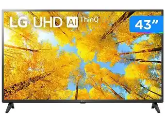 Smart tv 43” 4k led lg 43uq7500 ai processor