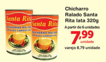 Chicharro Ralado Santa Rita lata 320g